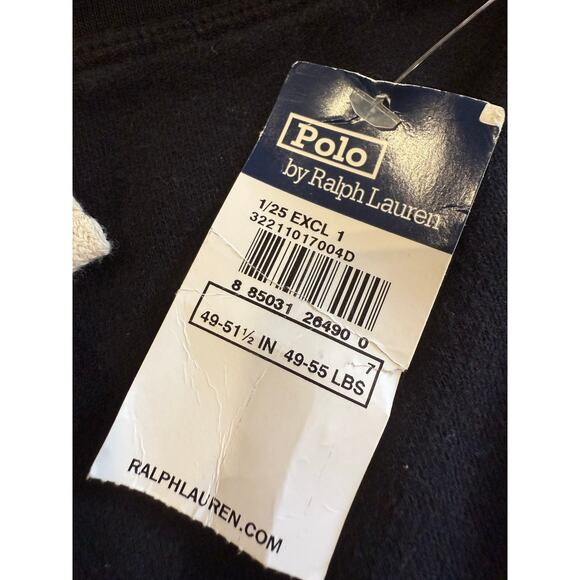 Polo by Ralph Lauren Fleece Black and Red Sweatshorts, boys 7 - Picture 10 of 10